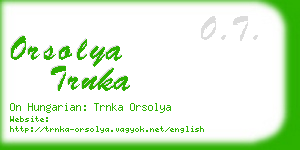 orsolya trnka business card